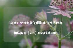 高盛：受特朗普关税影响 加拿大西部精选原油（WCS）可能跌破40美元