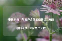 奋达科技：与客户合作的陪伴类AI桌面机器人预计12月量产交付