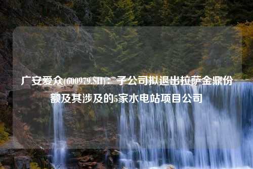 广安爱众(600979.SH)：子公司拟退出拉萨金鼎份额及其涉及的5家水电站项目公司