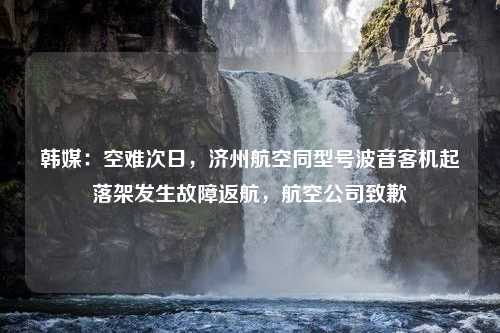 韩媒：空难次日，济州航空同型号波音客机起落架发生故障返航，航空公司致歉