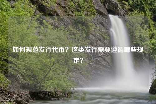 如何规范发行代币？这类发行需要遵循哪些规定？