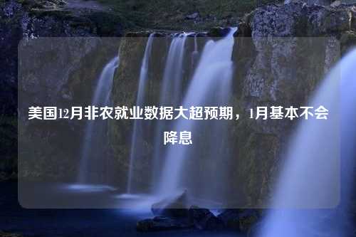 美国12月非农就业数据大超预期，1月基本不会降息